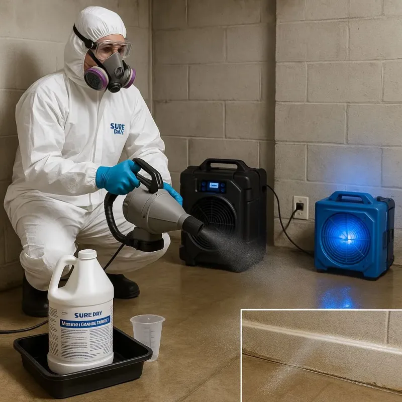 Sanitization and Odor Removal process in West Columbia, SC