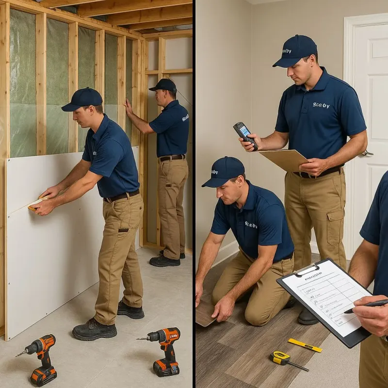 Repairs and Reconstruction process in West Columbia, SC
