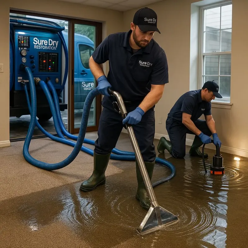 Water Extraction and Removal process in West Columbia, SC